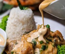 Creamy Butter Chicken Rice