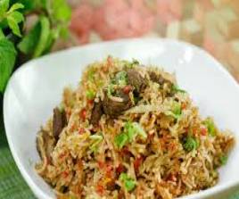 Indian Mutton Fried Rice