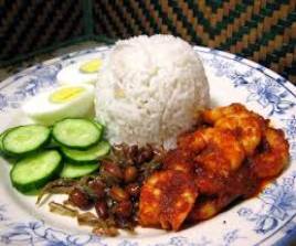 Nasi Lemak Udang Sambal