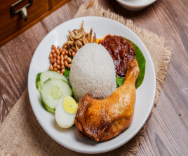 Nasi Lemak Fry Chicken