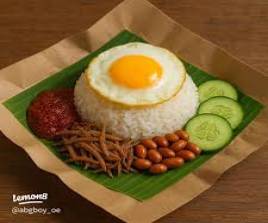 Nasi Lemak Biasa